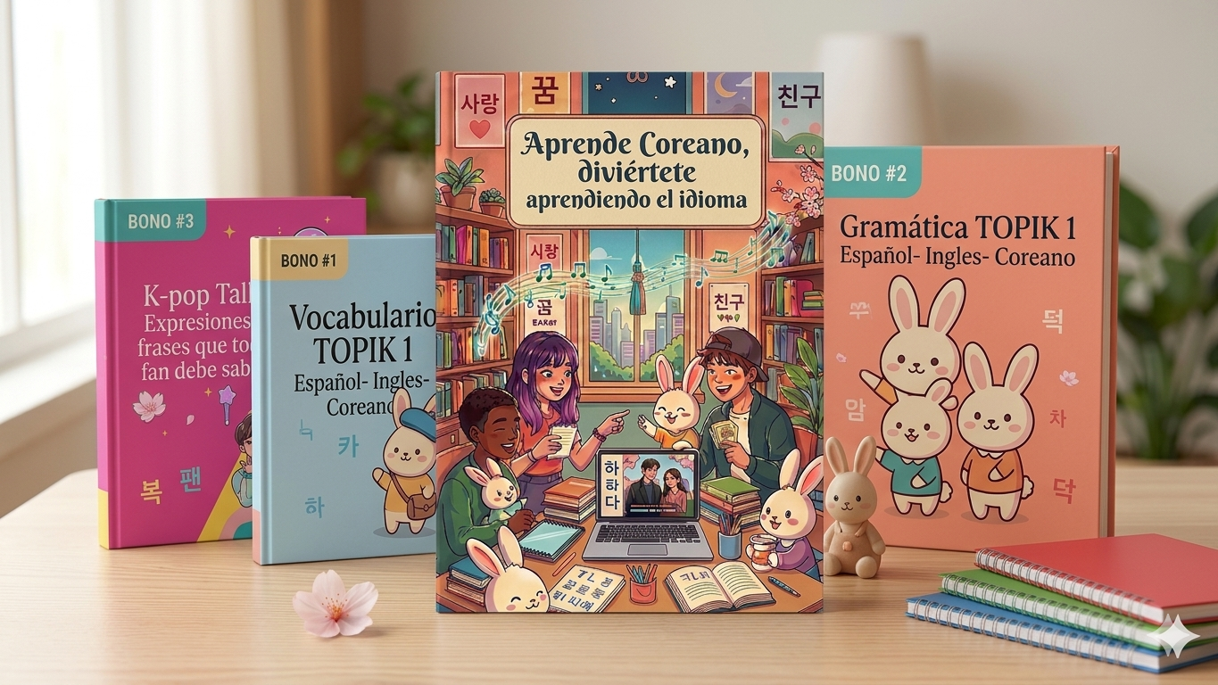 Aprende Coreano. Diviértete Aprendiendo el Idioma + 3 Bonos de Regalo